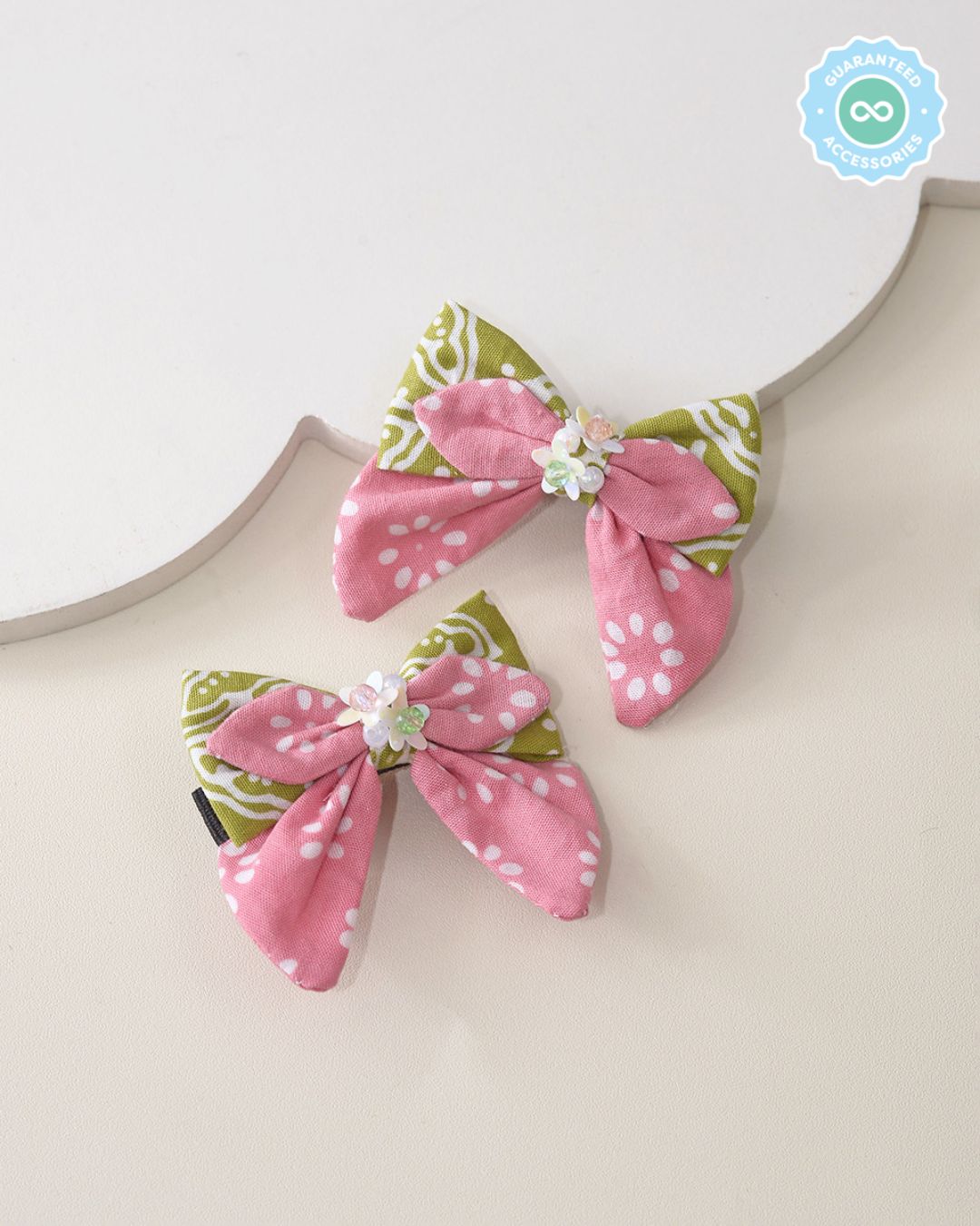 Riang Mini Bow Hairpin in Pink