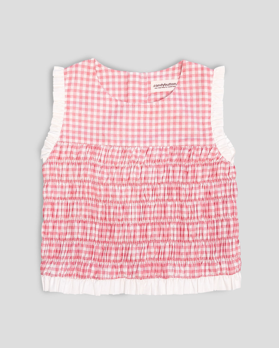 Carla Smock Blouse in Pink