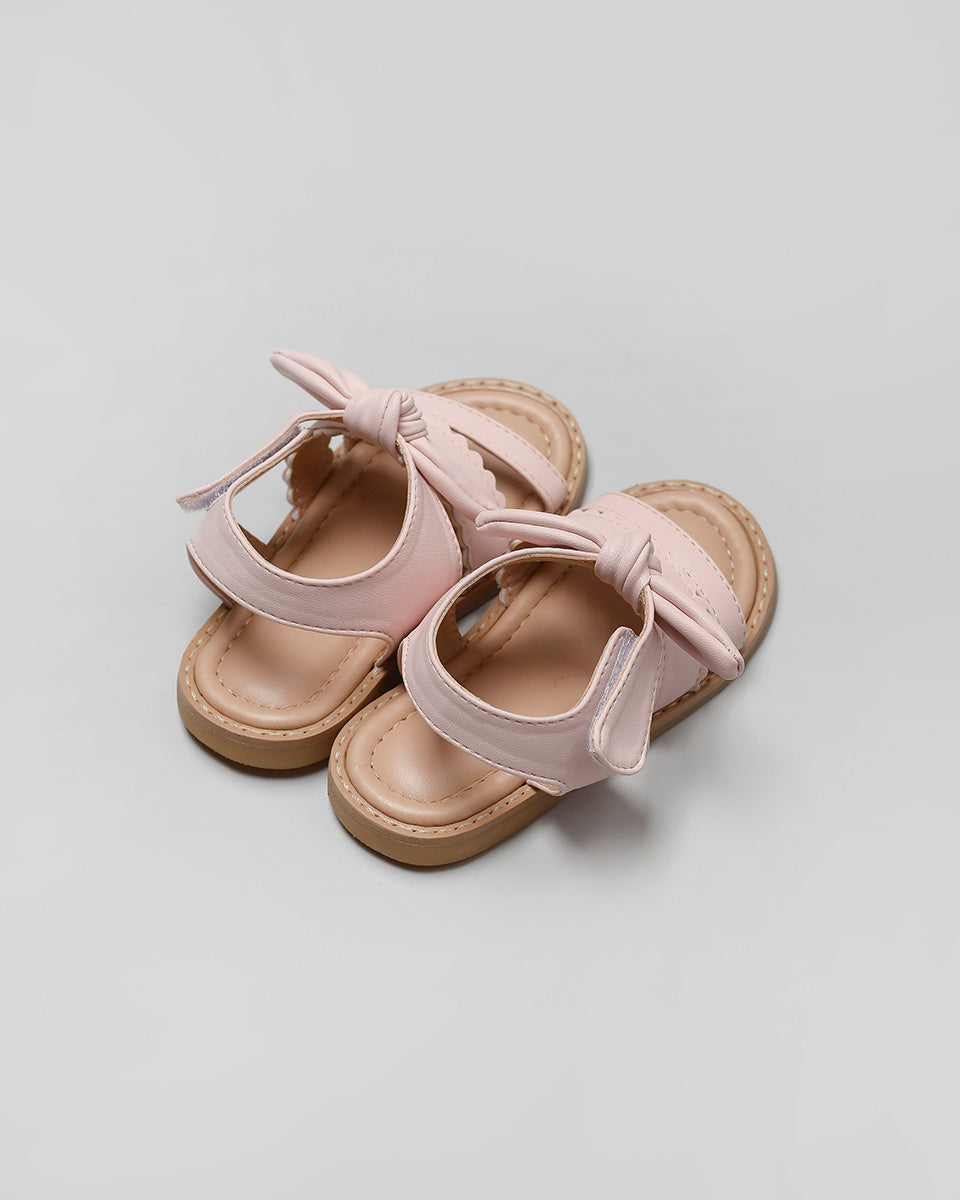 Bonbon Bella Bow Sandal in Pink