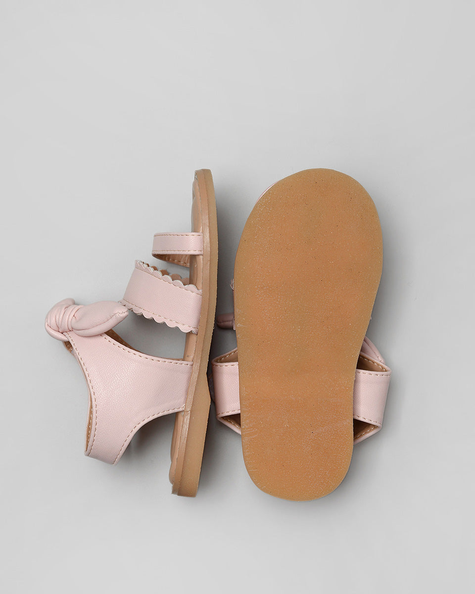 Bonbon Bella Bow Sandal in Pink