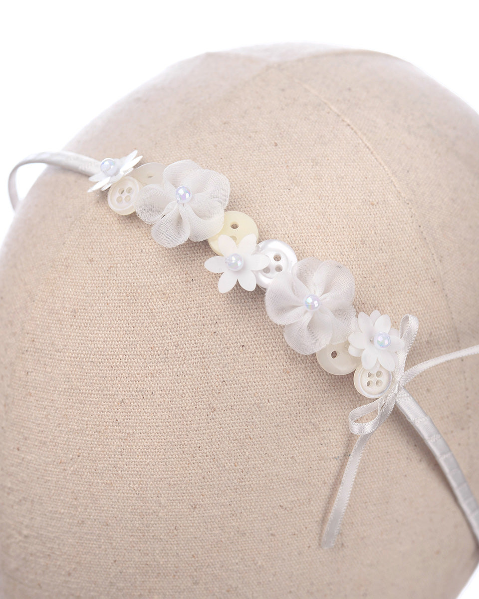 Sugarpie Star Headband in White