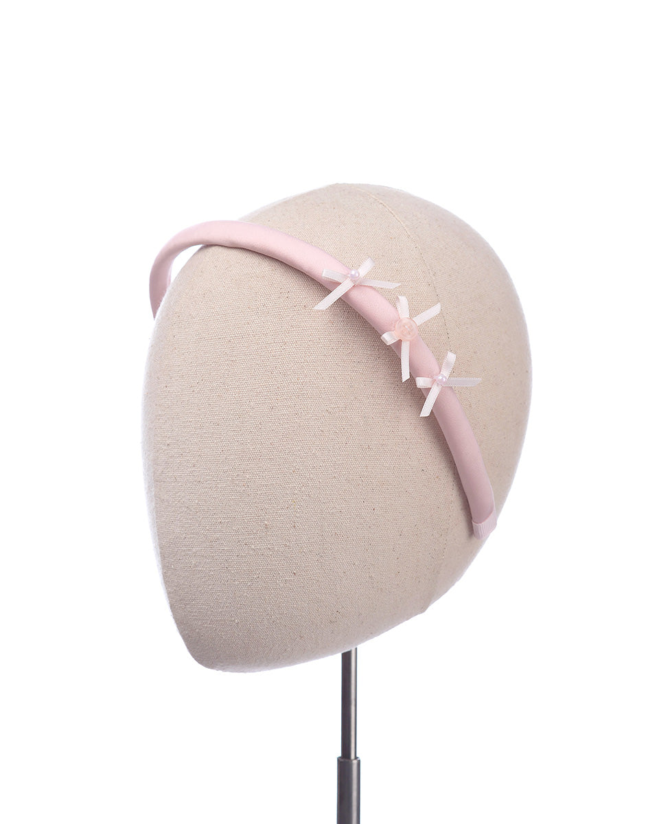 Vanilla Velvet Headband in Soft Pink