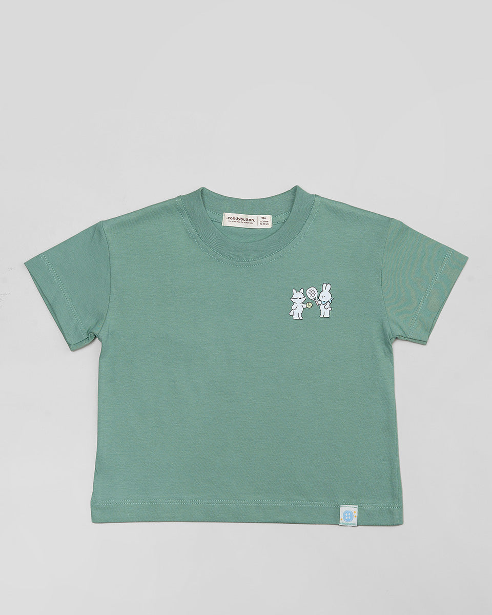 Game Set Fun! T-Shirt in Deep Teal