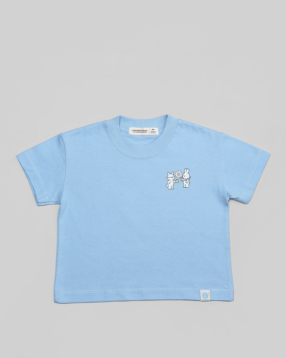 Game Set Fun! T-Shirt in Blue