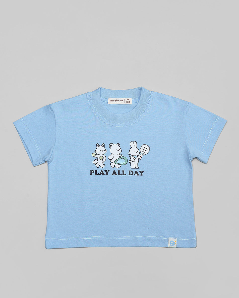Play All Day T-Shirt in Blue