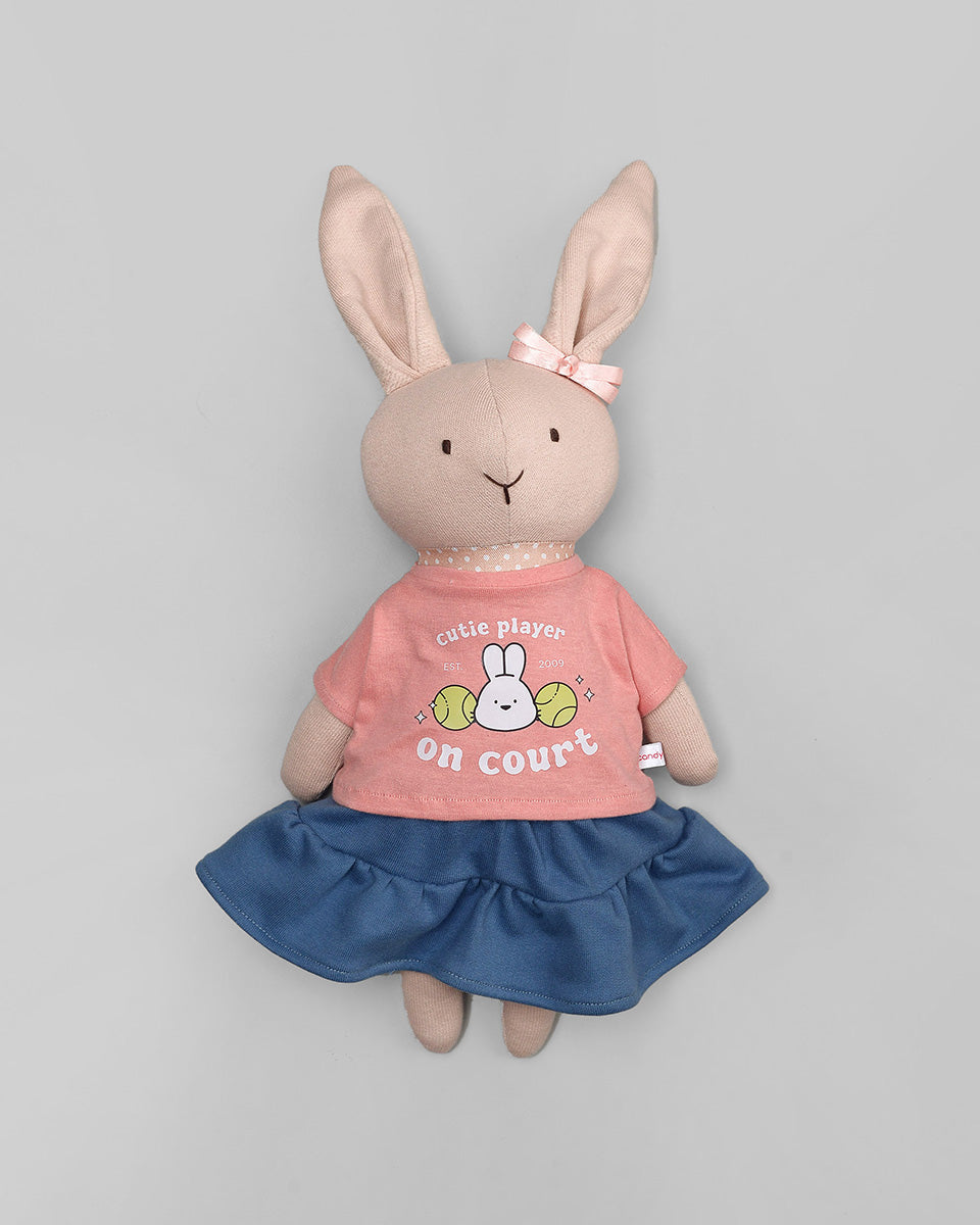 Coco Bunny Doll in Cutie Player Clothes