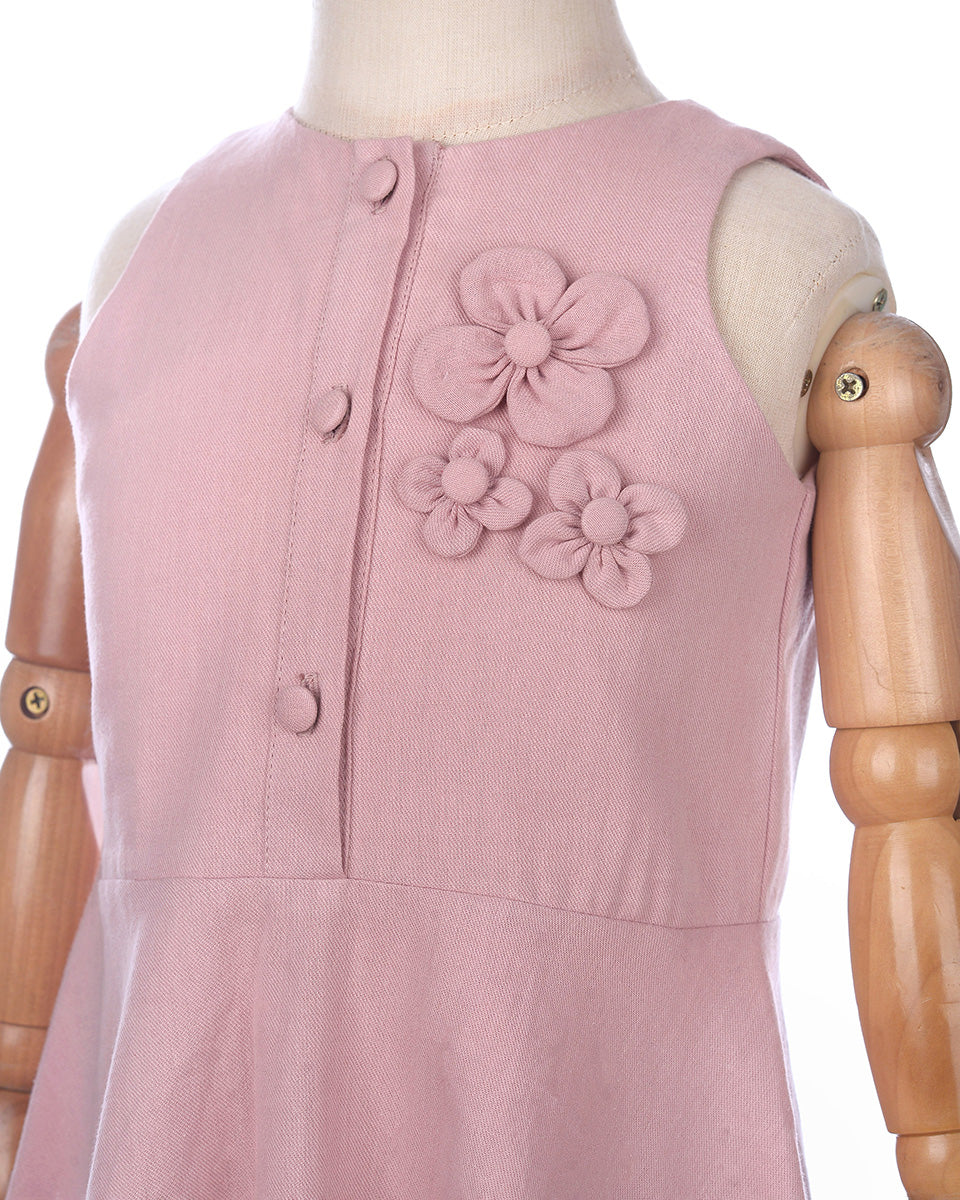 Angelica Flare Dress in Pink