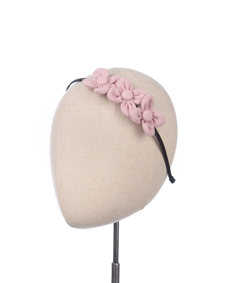 Tinsley Flowers Headband in Pink