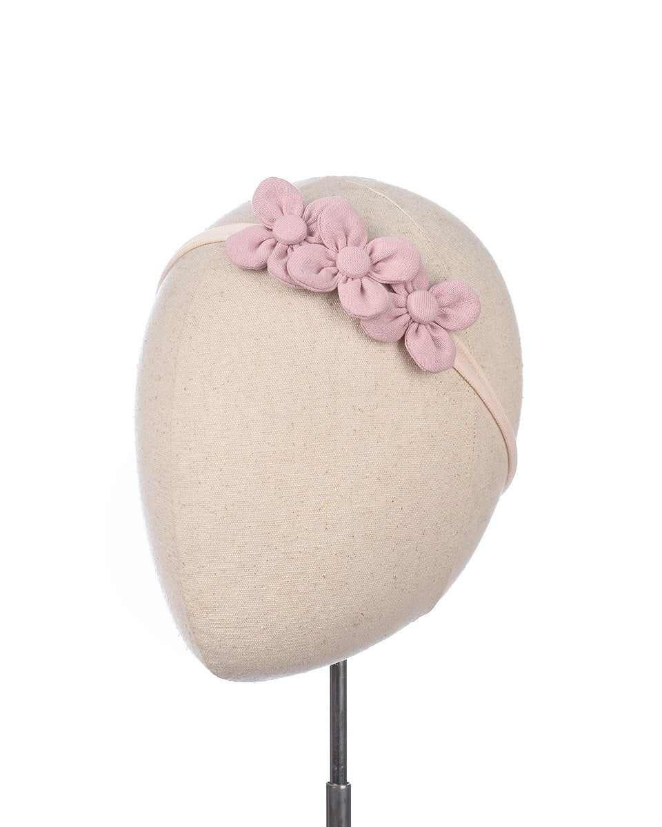 Tinsley Flowers Headband in Pink