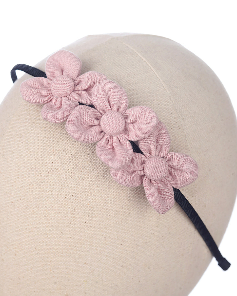 Tinsley Flowers Headband in Pink