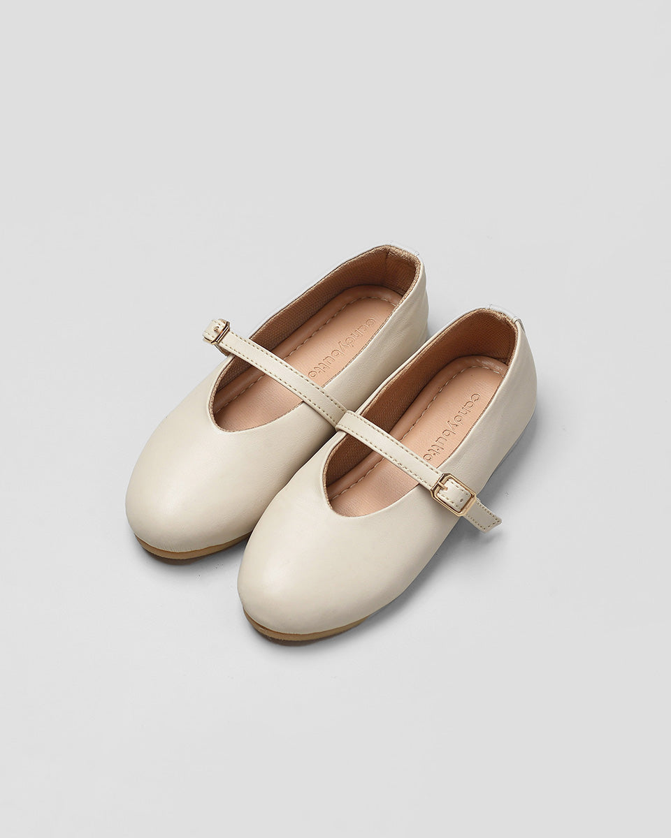 Hope Ballerina Shoes in Cream