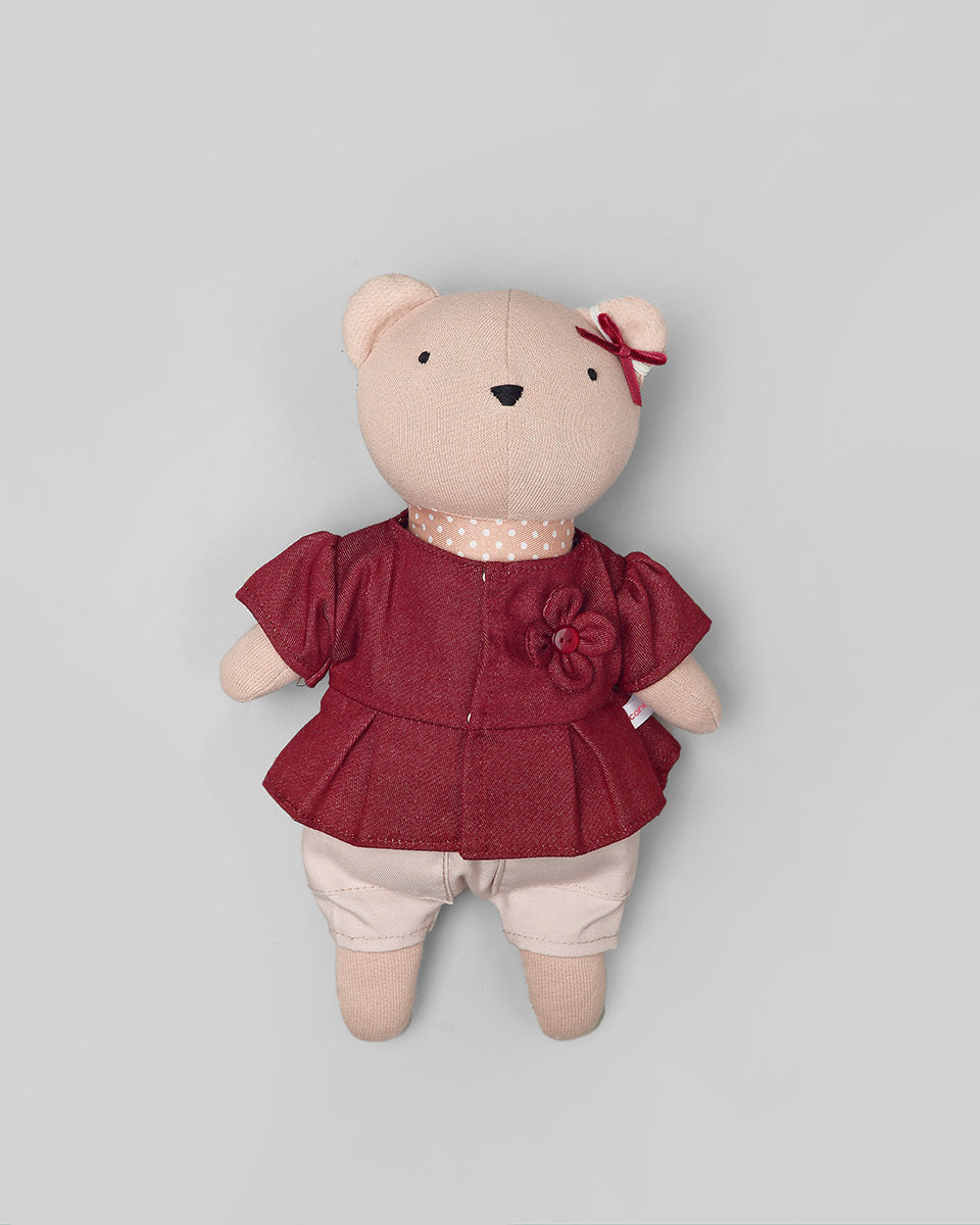 Dolly Bear Doll in Faith Peplum Clothes