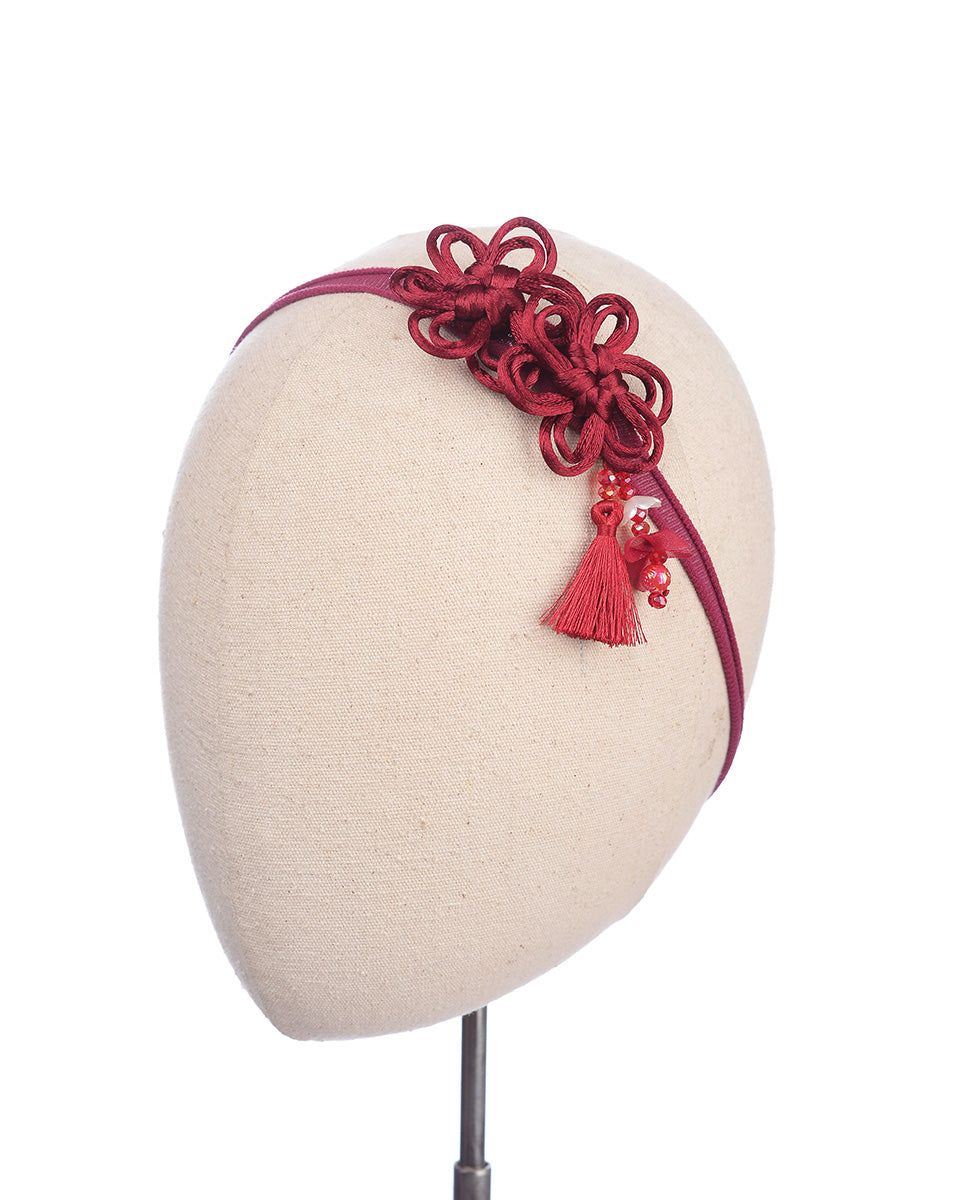 Ling Ling Knot in Maroon