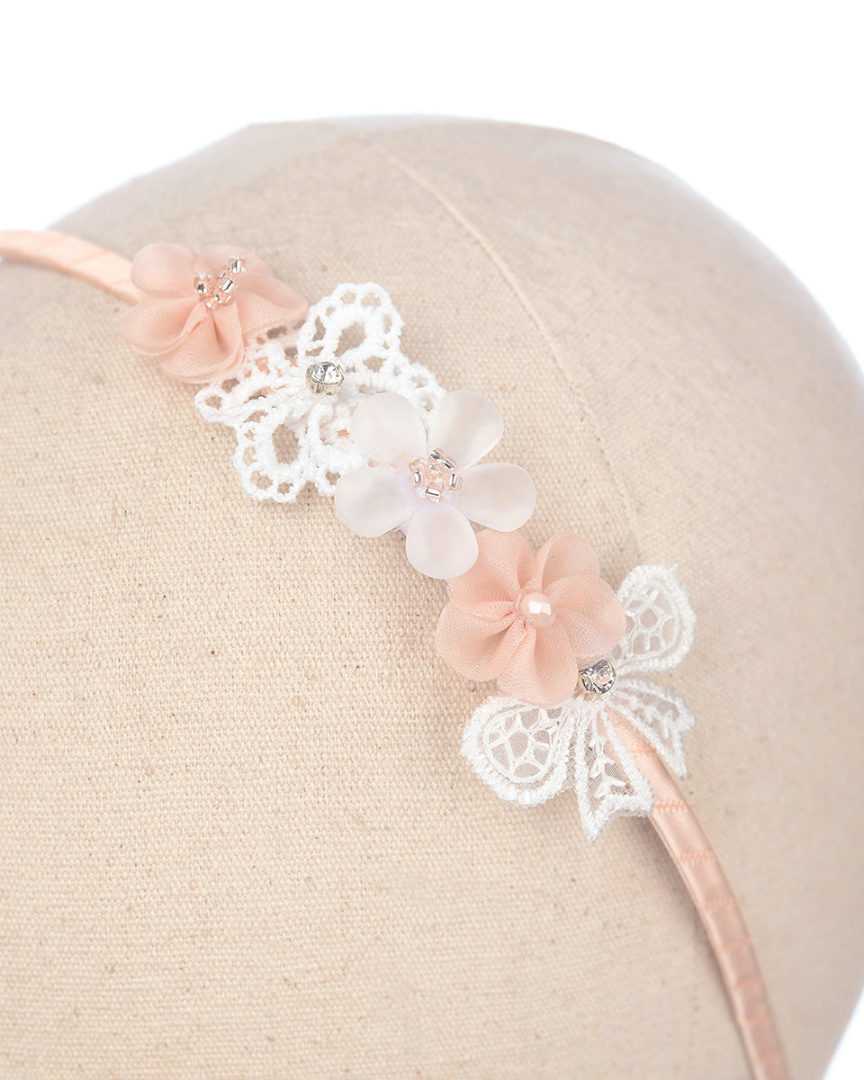Isadora Headband in Peach