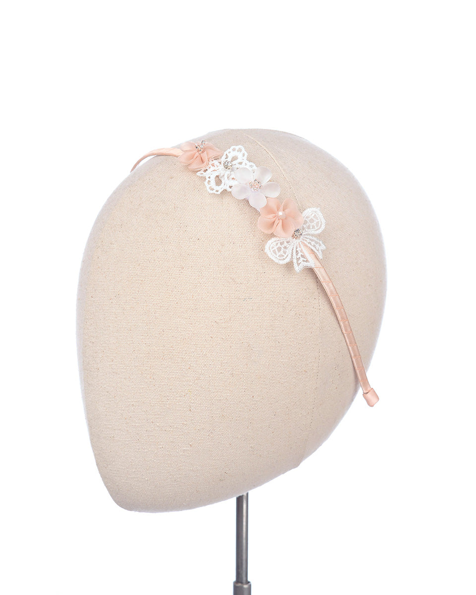 Isadora Headband in Peach