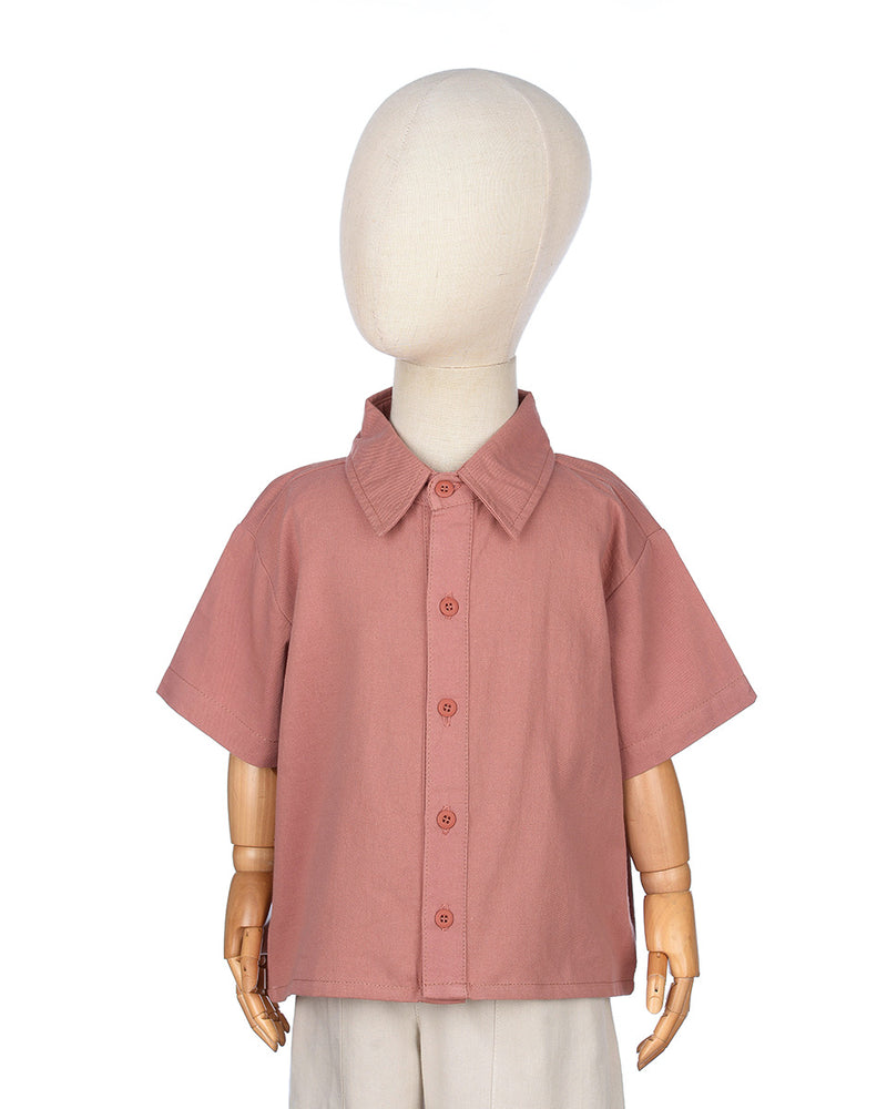 Tiago Relax Shirt in Teracotta