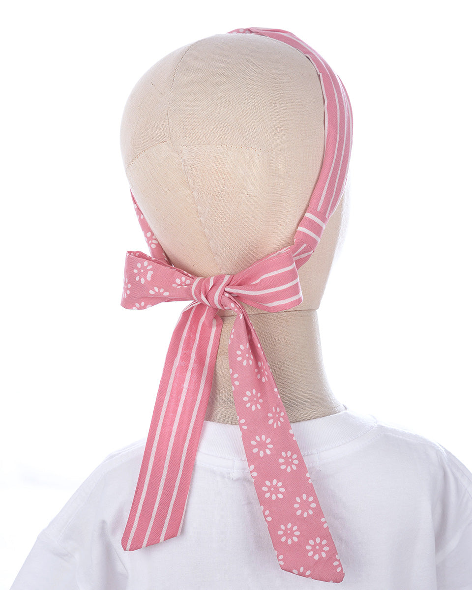 Sukacita Tie Headband in Pink