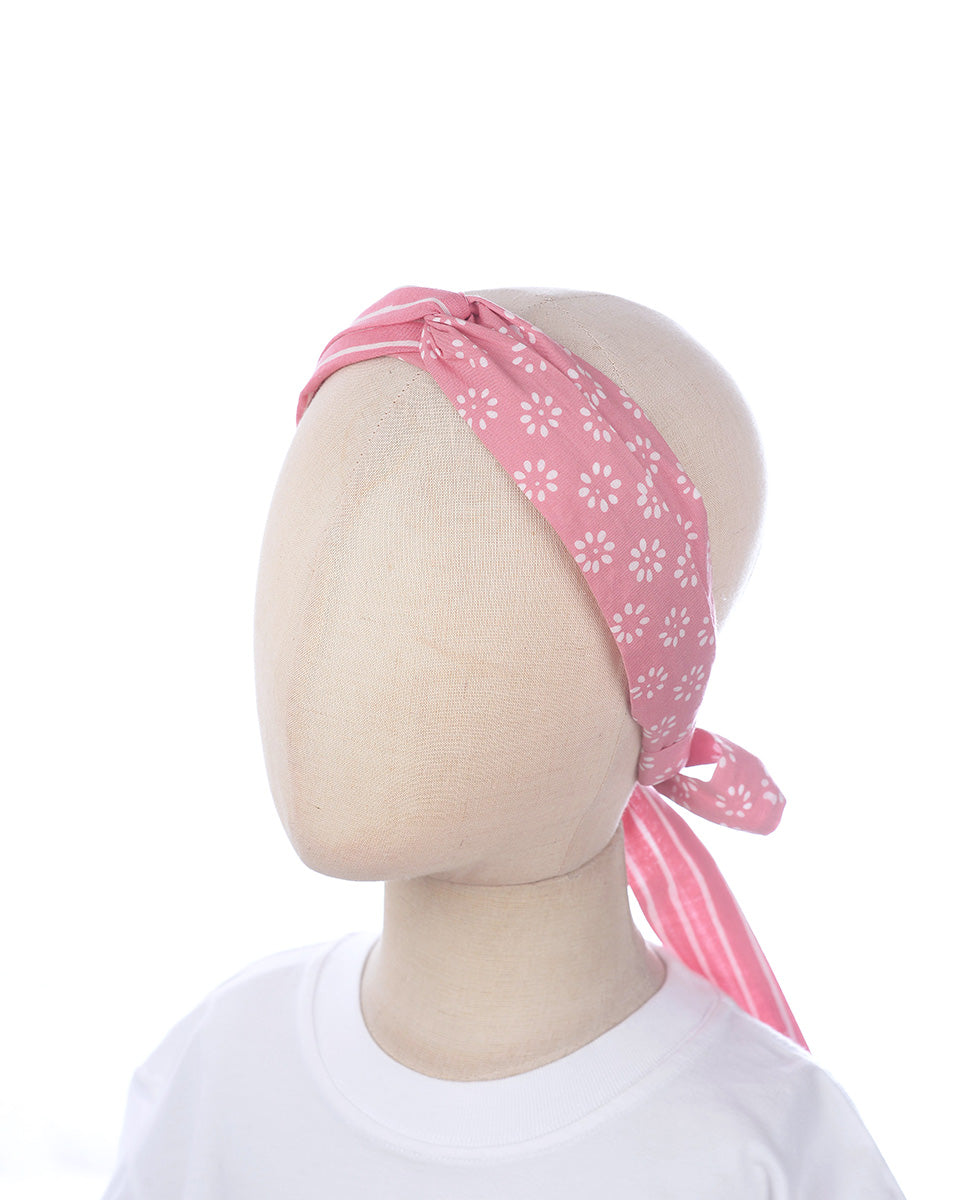Sukacita Tie Headband in Pink