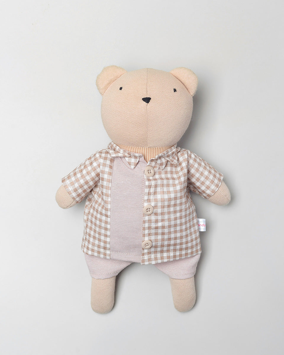 Bruno Bear Doll in Pedro Clothes