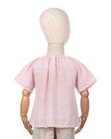 Joana Tulip Pocket Blouse in Pink