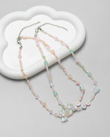 Coquette Necklace in Pink