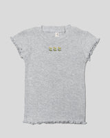 Catia Rib T-Shirt in Grey