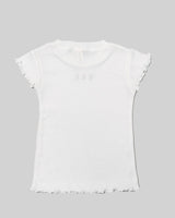 Catia Rib T-Shirt in Broken White