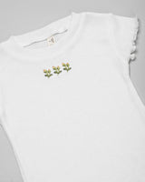 Catia Rib T-Shirt in Broken White