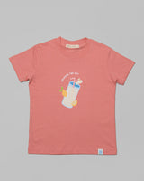 T-shirt : Squeeze The Day in Coral