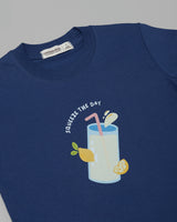 T-shirt : Squeeze The Day in Navy