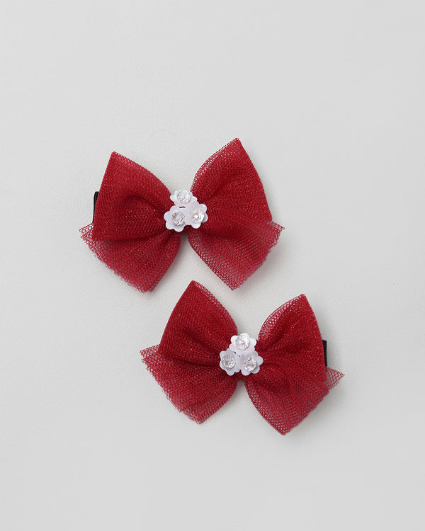 Arunika Hairpin in Red