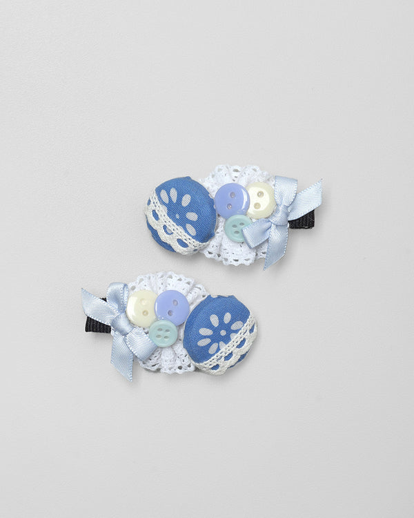 Jelita Hairpin in Blue