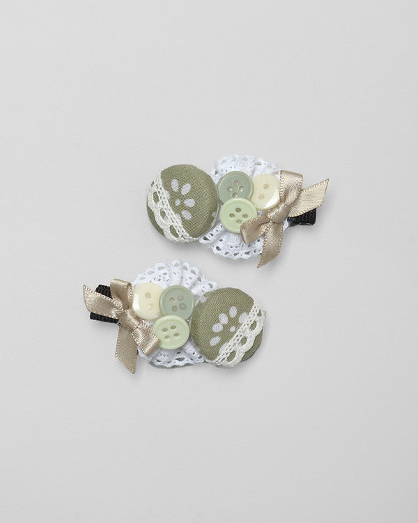 Jelita Hairpin in Green