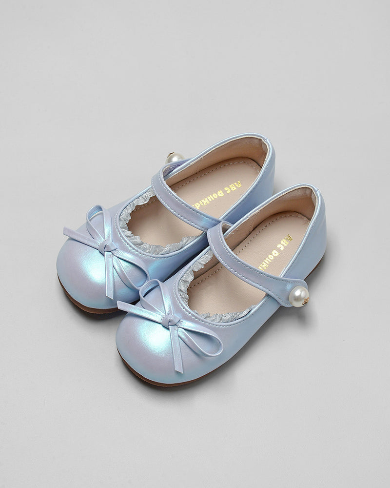 Loudres Bow Shoes in Blue