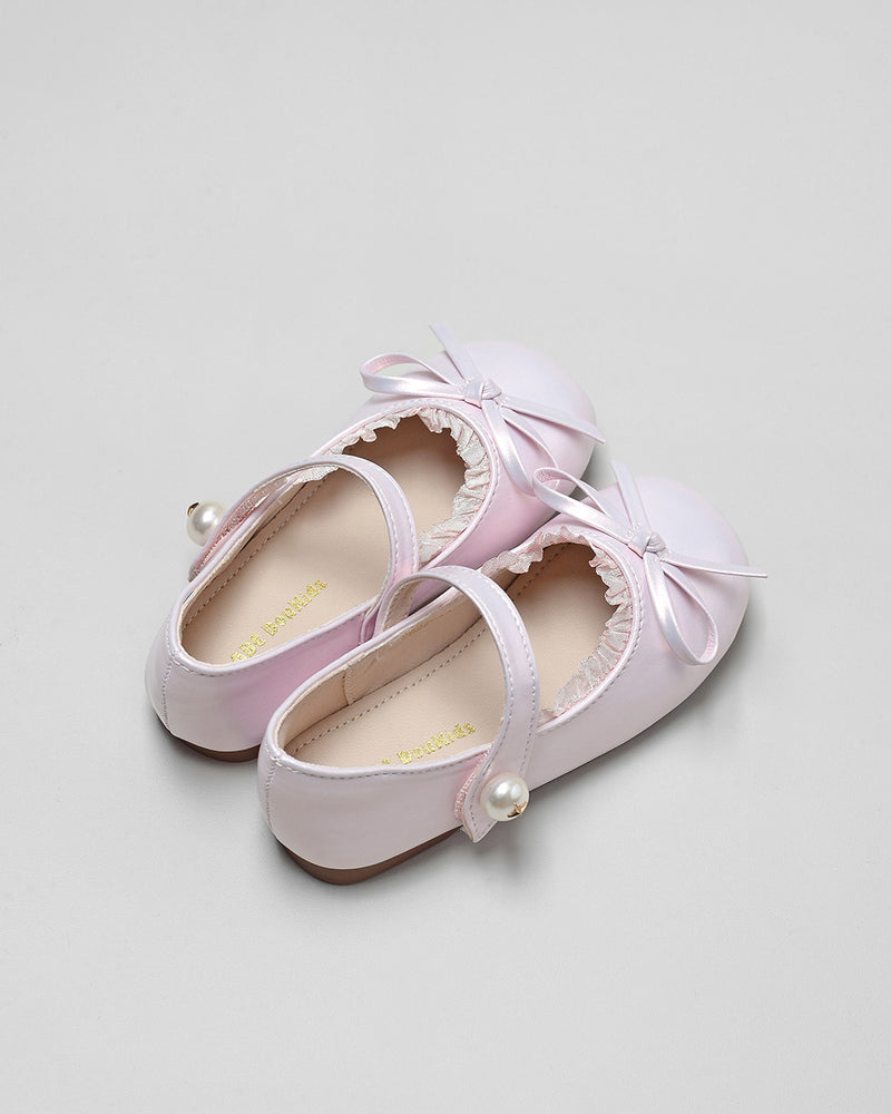 Loudres Bow Shoes in Pink