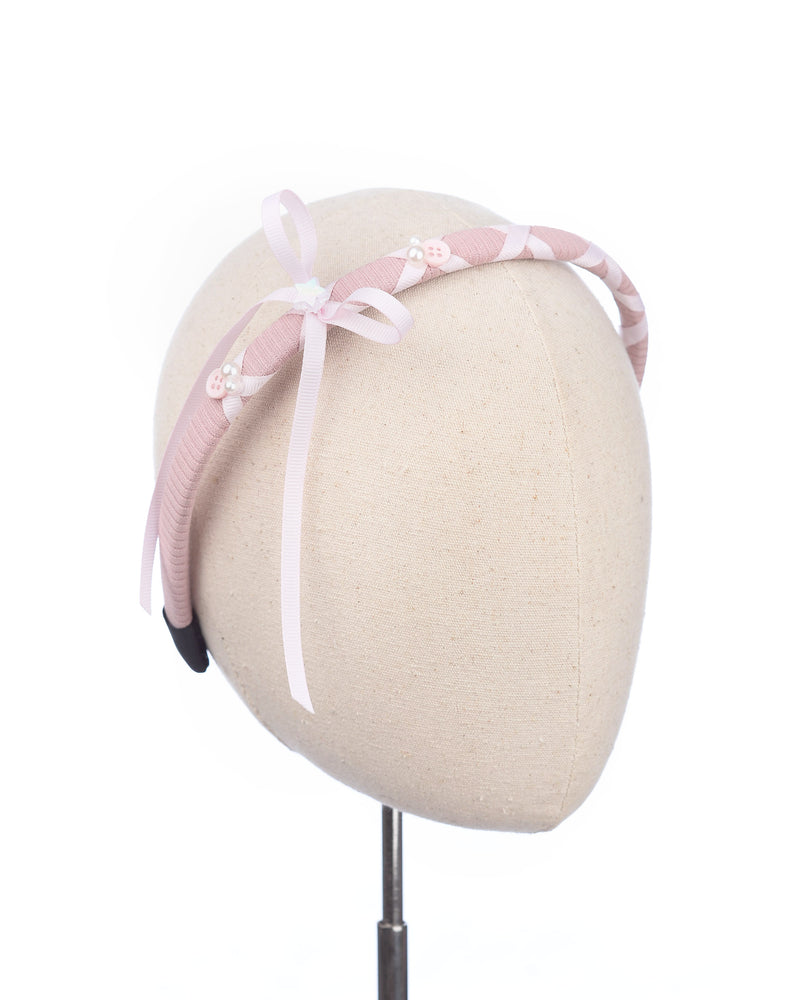 Talula Coquette Headband in Pink