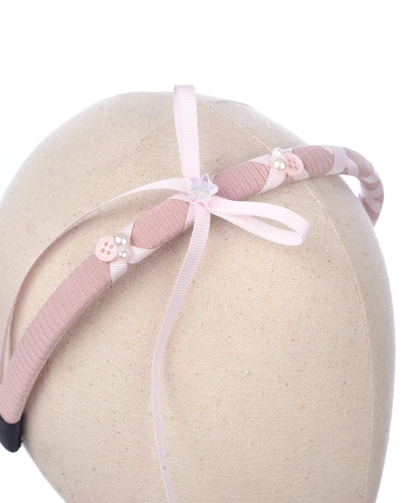 Talula Coquette Headband in Pink