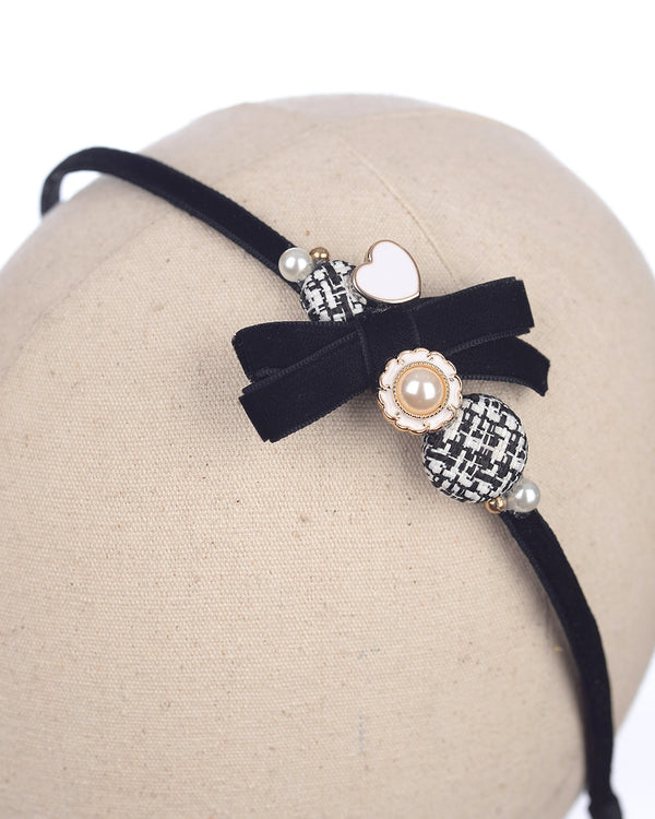 Bijou Headband Black