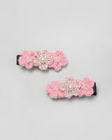 Suzette Crochet Hairpin in Pink