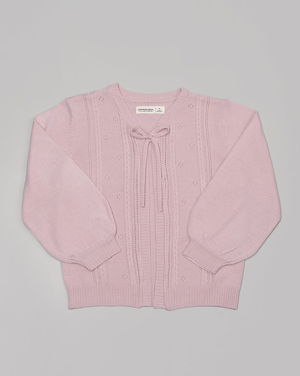 Seraphine Cardigan in Baby Pink