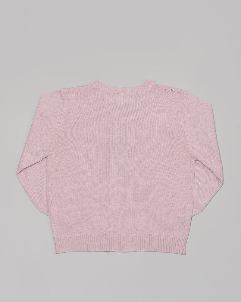 Seraphine Cardigan in Baby Pink