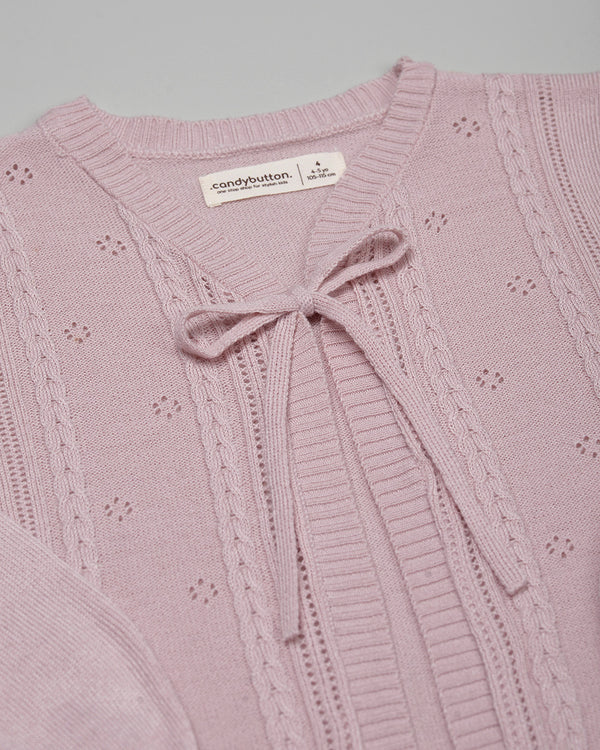 Seraphine Cardigan in Baby Pink