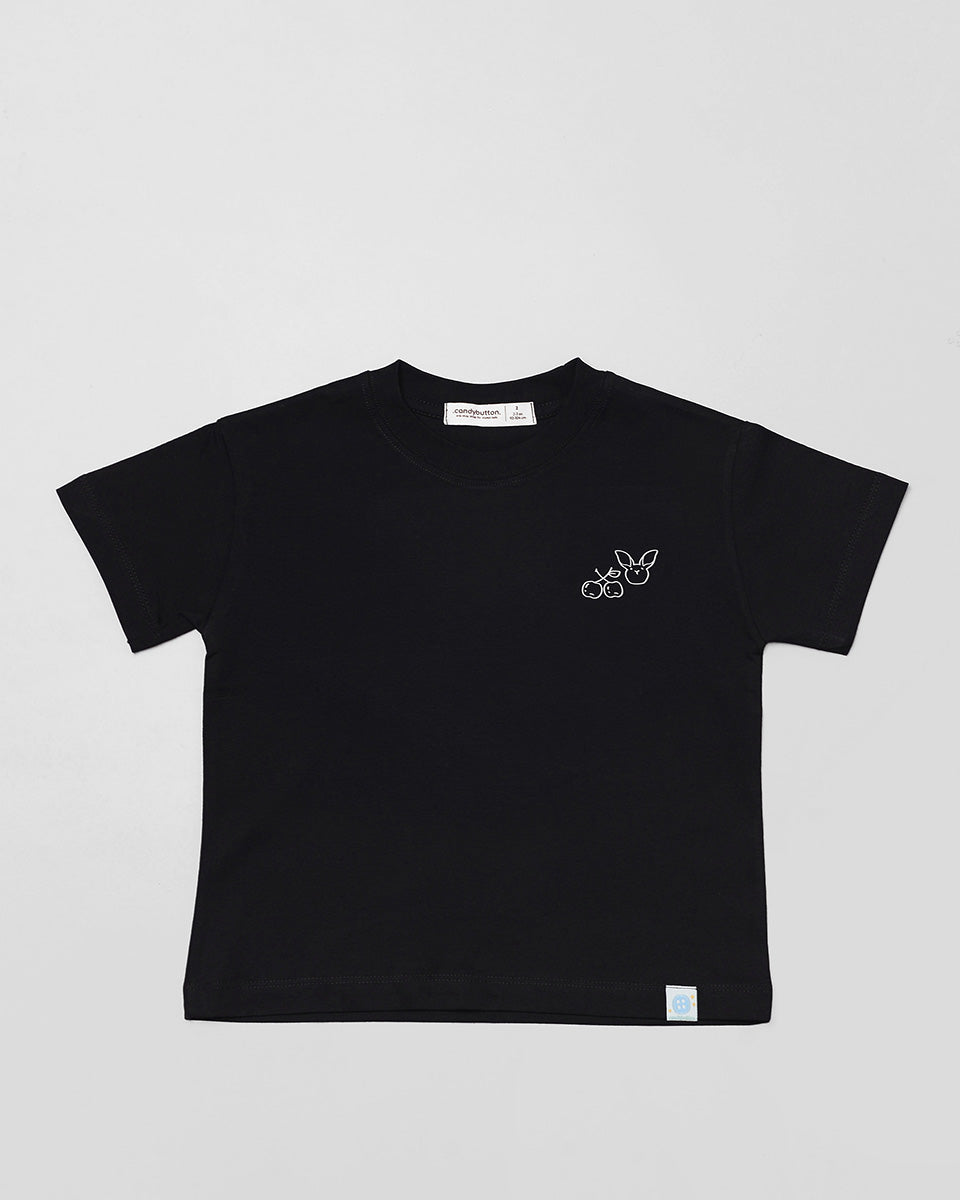 Cherry Bear T-Shirt in Black