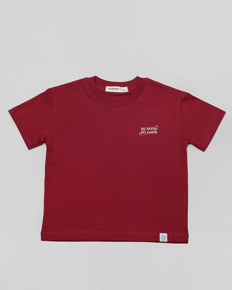 Be Good Do Good T-Shirt in Red