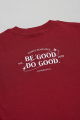 Be Good Do Good T-Shirt in Red