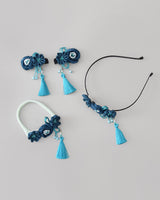 Wealth Hairpin in Blue