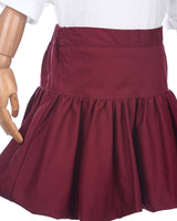 Harmonious Balloon Skirt in Maroon