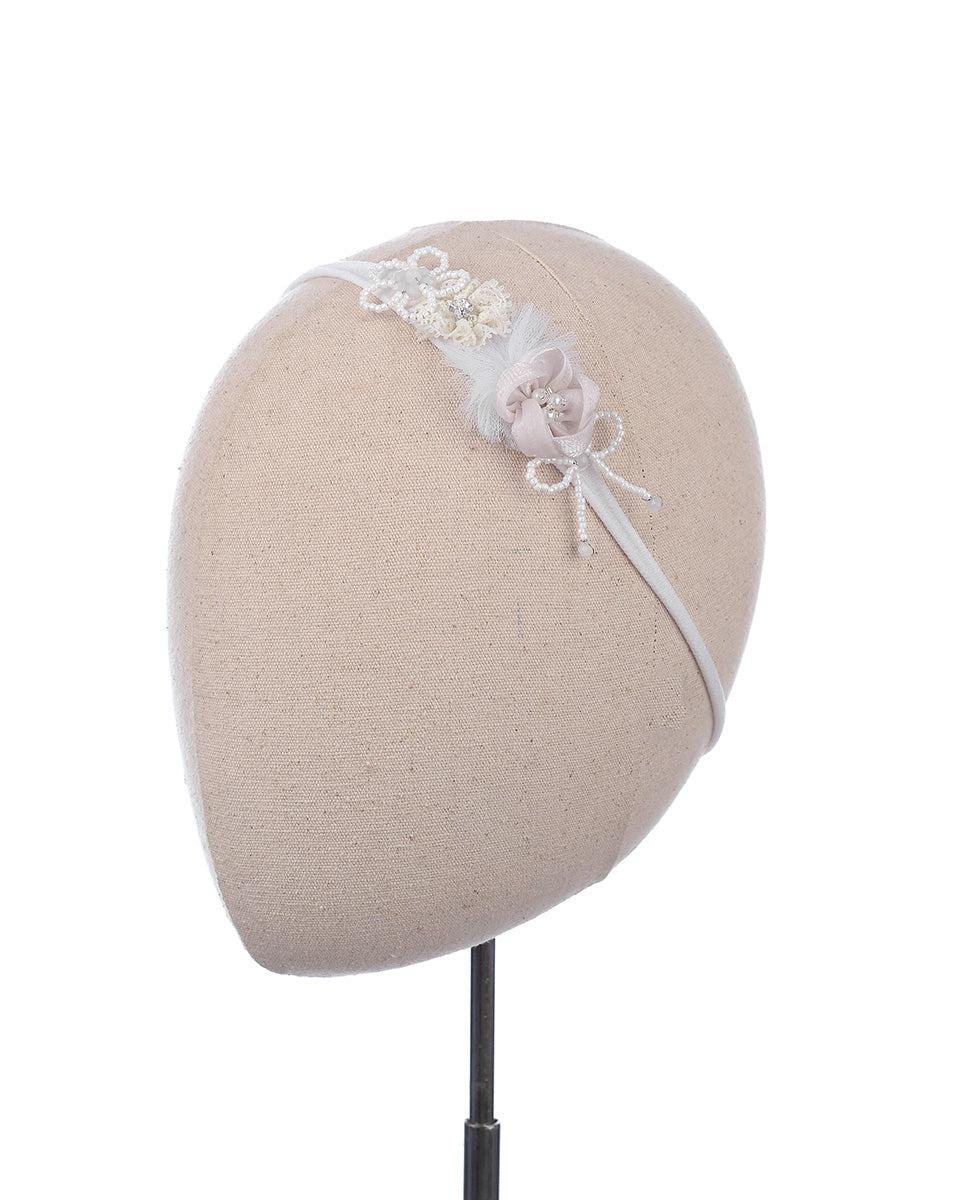 Brianna Headband in White