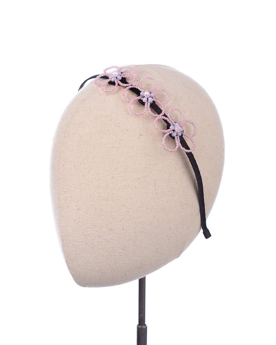 Dalila Metal Headband in Pink