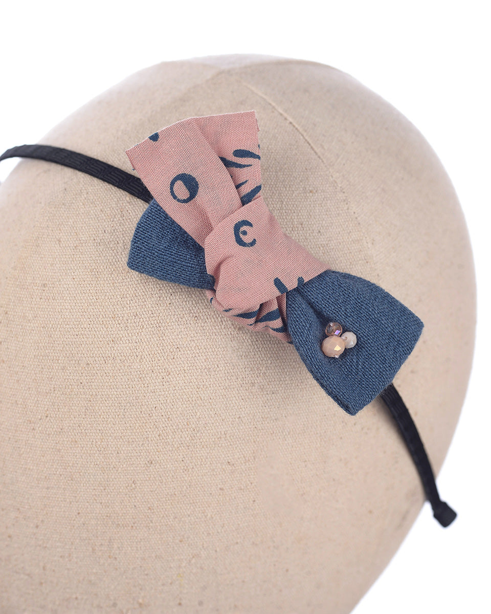 Molek Bow Hairpin in Pink
